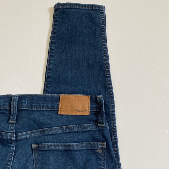 NEW Madewell 10” High Rise Skinny Dark Wash Jeans - Picture 8 of 8
